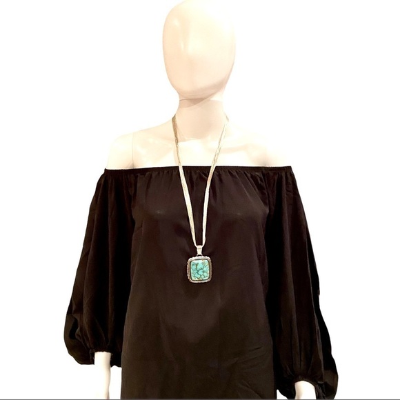 💕💕💕Thomas Byrd Red Mesa turquoise necklace - Picture 4 of 13